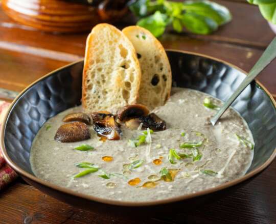 Supă cremă de ciuperci