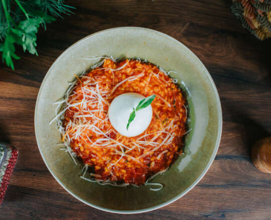 Risotto pomodoro basilico e burrata livrare Florești și Cluj-Napoca