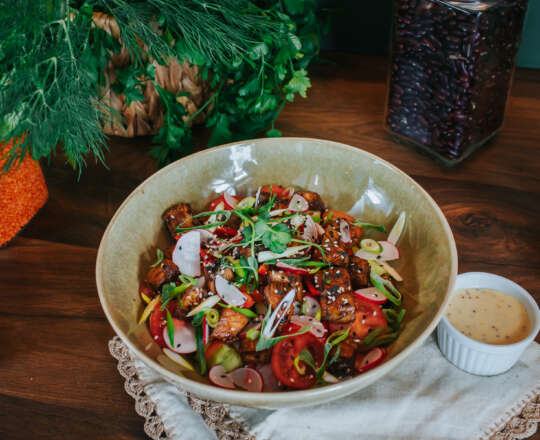 Salată cu pui teriyaki livrare Florești și Cluj-Napoca