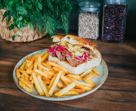 Smoked beef pastrami focaccia livrare Florești și Cluj-Napoca